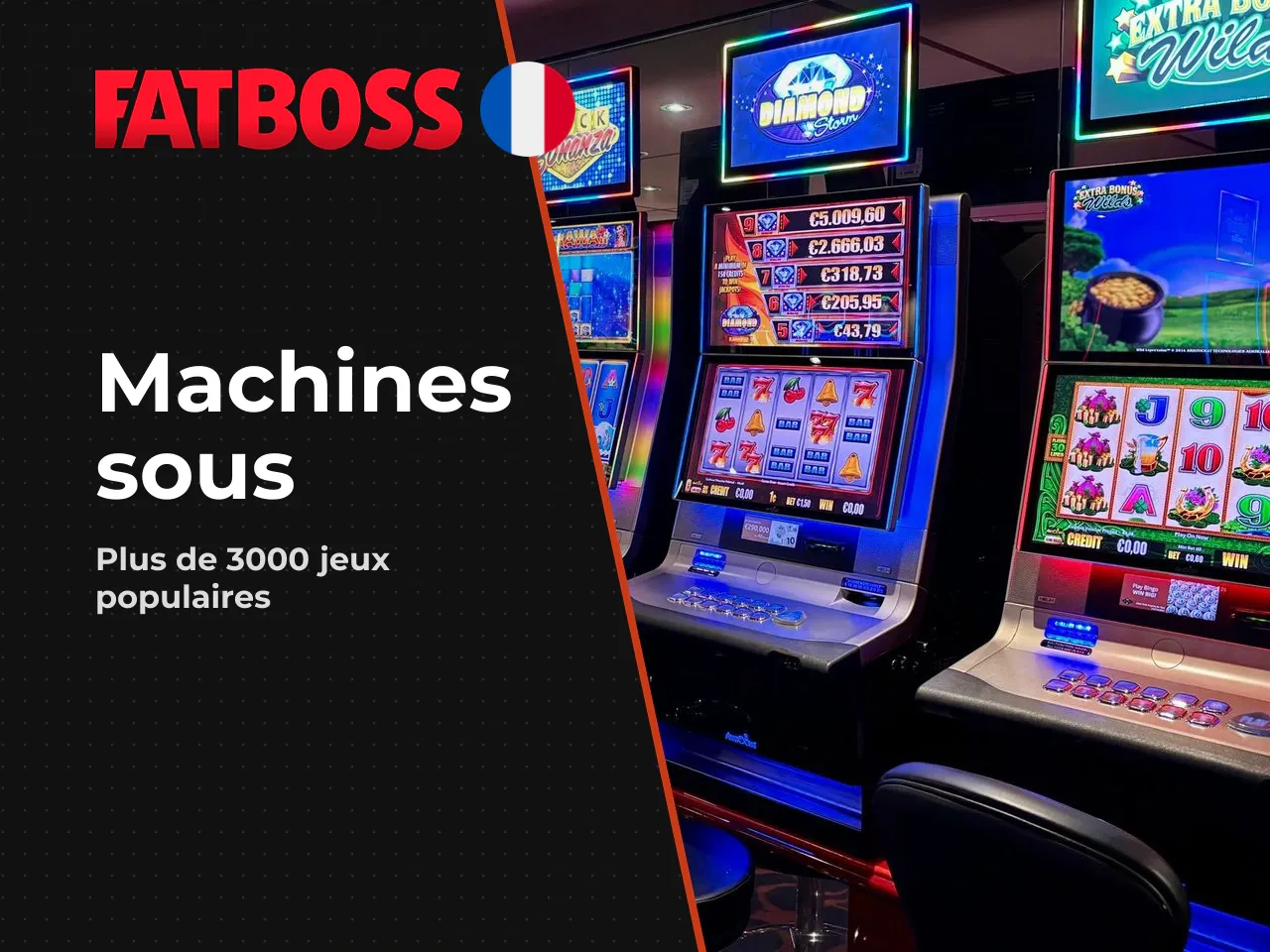 Slots, machines à sous et jeux