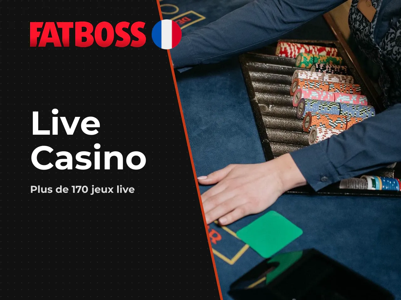 Jeux de table, live casino et